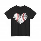 Baseball Heart Shirt, Sport Baseball Lovers Baseball Players Women Men T-shirt Baseball Heart Shirt, Sport Baseball Lovers Baseball Players Women Men T-shirt