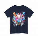 Baseball Home Plate Ice Cream Drip Fun Sports Lover T-Shirt Baseball Home Plate Ice Cream Drip Fun Sports Lover T-Shirt
