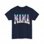 Baseball Mama Coquette Bow Game Day Baseball Mom Mother T-Shirt