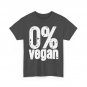 BBQ Zero Percent Vegan Shirt, Meat Lovers Carnivore Barbecue Grilling Shirt