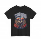 Bear with Cheese Grater Hat and Sunglasses Sunset Women Men T-Shirt Bear with Cheese Grater Hat and Sunglasses Sunset Women Men T-Shirt
