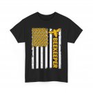 Beekeeper USA Flag T-Shirt, Beekeeping Bees Apiculture Lovers Apiarist T-Shirt