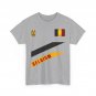 Belgium Soccer T-Shirt, Belgian Flag Soccer Fans Women Men Shirt