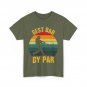 Best Dad By Par Shirt, Golfing Lovers Golfer Dad Father's Day T-shirt