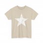 Big white Star T-shirt, Star Women Men Vintage Shirt