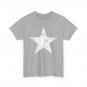 Big white Star T-shirt, Star Women Men Vintage Shirt