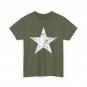 Big white Star T-shirt, Star Women Men Vintage Shirt