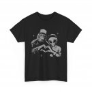 Bigfoot and Alien Sasquatch love hand sign T-Shirt Bigfoot and Alien Sasquatch love hand sign T-Shirt
