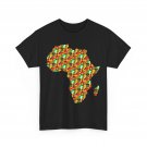 Black History Month African Map Pattern Women Men Proud Shirt