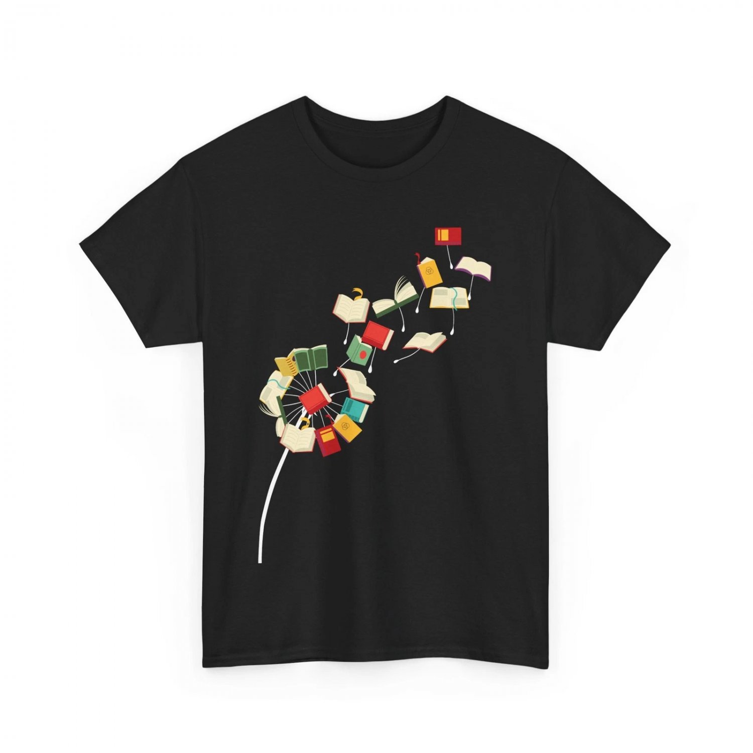 Books Reader Books Dandelion Books Lovers Bookworm Women Men Shirt