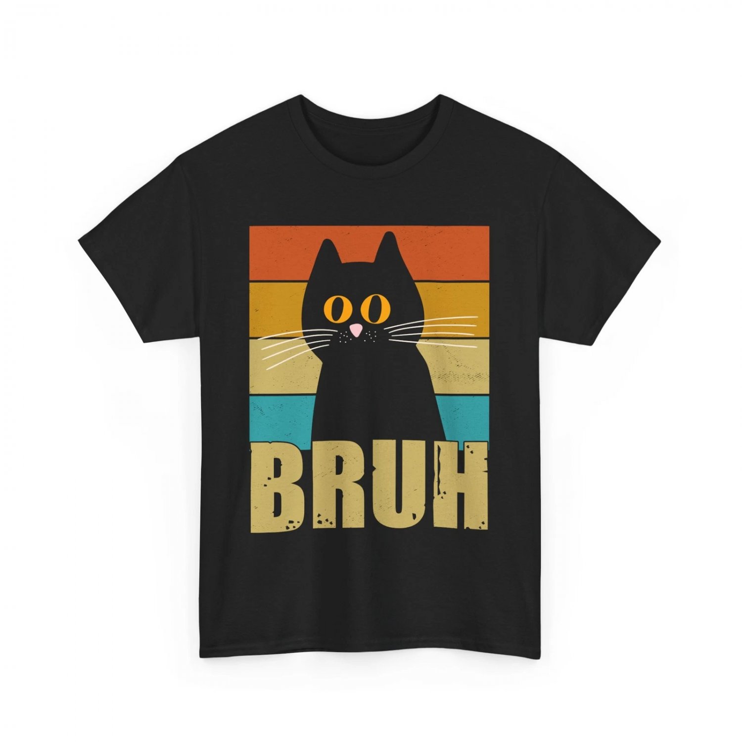 Bruh Cat Shirt, Bruh Meme Lovers Jokes Sarcasm Fans Brother Men Vintage Shirt
