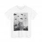Cat Selfie with UFO Shirt, Cat Space Lovers Cats Owner Women Men T-shirt