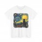 Cat Starry Night Van Gogh Cat For Cat Lover Cat Mom Cat Dad T-Shirt