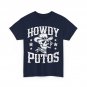 Cowboy Skelton Shirt, Howdy Putos Country Western Women Men T-shirt