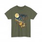 Crawfish with Moon Shirt, Crawfish Howling to The Moon Women Men T-Shirt