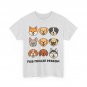 Cute Cartoon Dog Faces Funny Puppy Lovers, Dogs T-Shirt