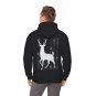 Deer Hunting Camo USA Flag Hoodie, Hunting Season Lovers Hoodie (on back)
