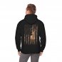 Deer Hunting Whitetails Hunter Dad Camouflage American Flag Hoodie
