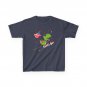 Dinosaur 4th of July American Flag Shirt, Fourth of July Kids Girls Shirt