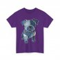 Dog Pattern Denim Patchwork Art Dogs Lovers Funny Shirt
