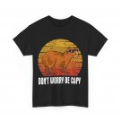 Don't Worry Be Capy Shirt, Capybara Lovers Rodents Zookeeper Vintage Shirt