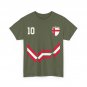 England Soccer Shirt, British Flag England Number 10 Soccer Jersey Style Shirt