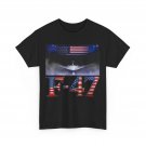 F-47 American Flag T-shirt, F-47 Fighter Jet Trump Women Men Shirt