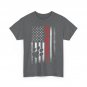 Father Shirt, Dog Dad American Flag Father's Day Vintage T-Shirt