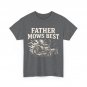 Father Shirt, Father Mows Best Dad Lawn Mowing Funny T-Shirt