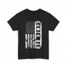 Father's Day Shirt, American Flag Gamer Dad Video Games Controller Dad T-shirt