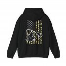 Fishing Camo American Flag Hoodie, Fishing Season Lovers Men Dad Hoodie