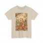 Funny Cat Shirt in Kimono Cherry Blossom Japanese Art T-Shirt