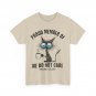Funny Sarcastic Black Cat Meme We Do Not Care Club WDNC Cat T-Shirt