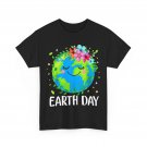 Happy Earth Day Shirt, Earth Day 2025 Earth with Flowers Cute T-shirt Happy Earth Day Shirt, Earth Day 2025 Earth with Flowers Cute T-shirt