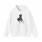 Horse Bandana Hoodie, Horseback Riding Fans Horses Animals Lovers Hoodie