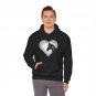 Horse Hoodie, Horse Head with Heart Animals Horses Lovers Women Men Hoodie