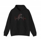 Horse Hoodie, Horse Heartbeat Horseback Riding Lovers Women Men Hoodie Horse Hoodie, Horse Heartbeat Horseback Riding Lovers Women Men Hoodie