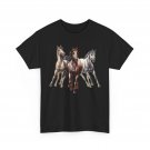 Horse with Bandana Shirt, Horse Loves Horseback Women MenT-shirt
