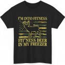 Hunting Im Into Fitness Fit Ness Deer Freezer Men Women Kids T-Shirt