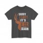 Hunting-Shirt Mens Sorry Its Deer Season Funny Hunter Dad T-Shirt