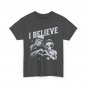 I Believe In You But Also Bigfoot Vintage I Believe Funny Bigfoot Alien T-Shirt