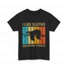 I Like Sloths And Maybe 3 People Sloths Animals Lovers Vintage T-Shirt