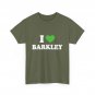 I Love Barkley Shirt, St Patrick's Day I Heart Barkley Women Men Cute T-shirt