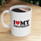 I Love My Hot Girlfriend I Heart My Hot Girlfriend GF BF Ceramic Mug
