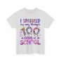 I Sparkled My Way Through 100 Days Of School Brighter Funny T-Shirt