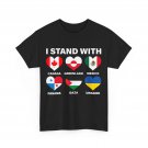 I Stand With Canada Greenland Mexico Panama Gaza Ukraine T-shirt