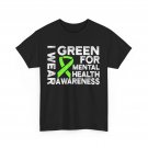 I Wear Green Ribbon for Mental Health Awareness Women Men Vintage Shirt