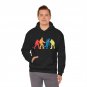 Ice Hockey Player Hoodie, Hockey Winter Sports Lovers Women Men Hoodie