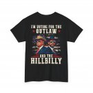 I'm Voting For The Outlaw And The Hillbilly Trump Vance 2024 (2 Side) T-Shirt
