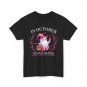 In October We Wear Pink Ghost Witch Breast Cancer Awareness T-Shirt
